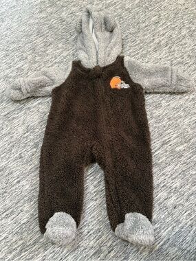 Chicago Bears Infant Fuzzy Suit Size 0-3M